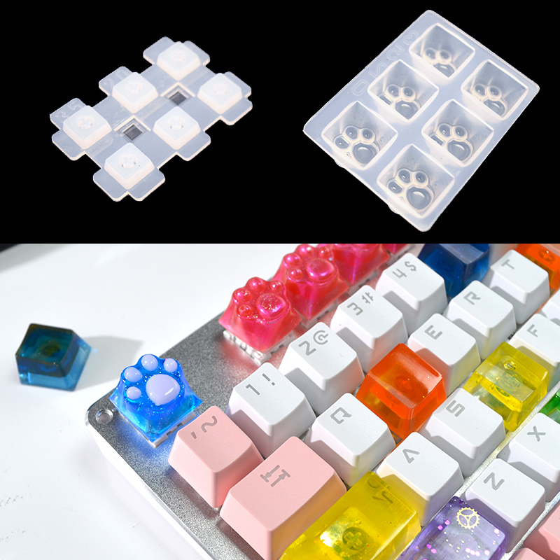 Resin Art Equipment - キーキャップ樹脂モールドシリコーンキーキャップ Moldes デ Silicona Resina エポキシ
