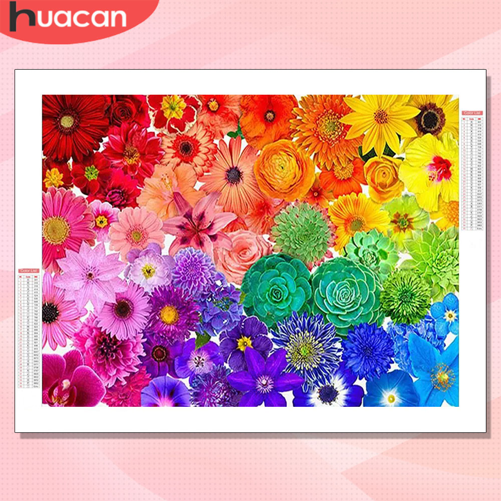 Resin Art Rose - HUACAN ダイヤモンドアートキット 花 カラフルなバラ ホームデコレーション ラインストーン