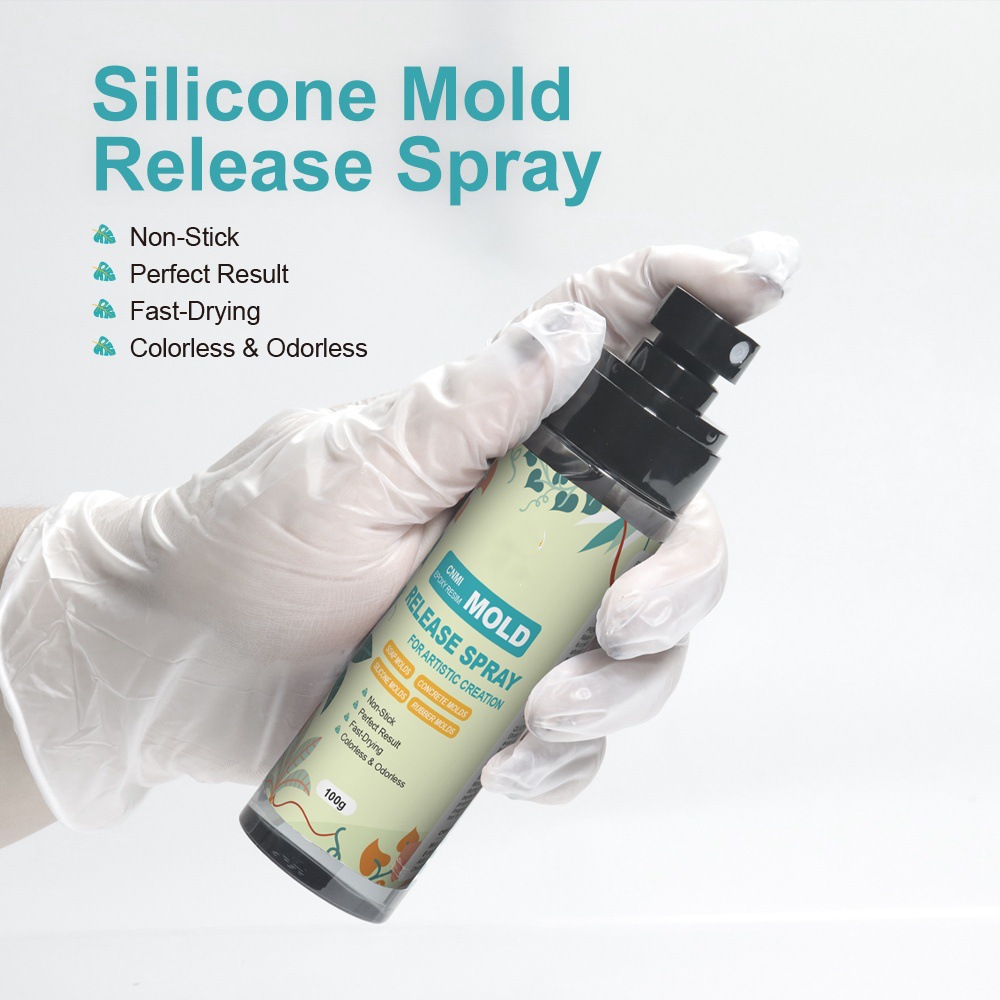 Release Spray Silicone - 4オンスシリコンリリーススプレー 強力な型抜き力 速乾性 DIY樹脂キャンドル用 ノンスティックリリース 模型の寿命を延ばす