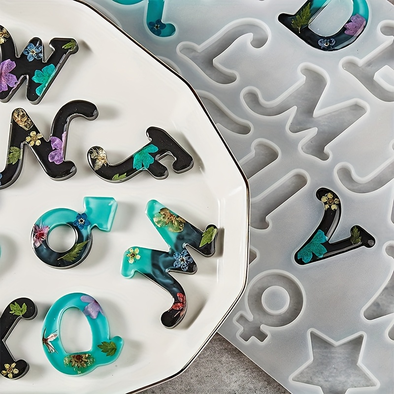 樹脂鋳造型 Aスタイルミラー 26文字英語アルファベット＋6 - Resin Art Alphabet のレビューと価格