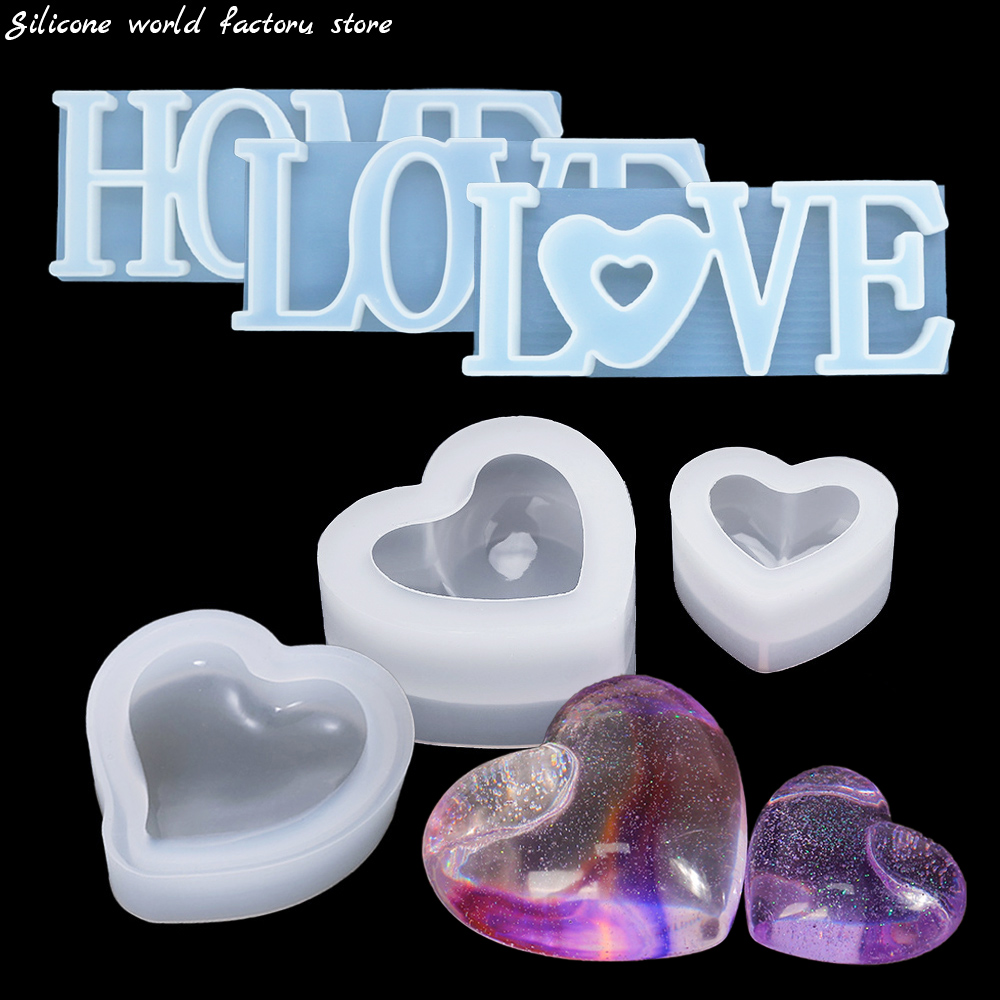 シリコーンワールド 3D ハートキャンドルシリコーン型文字エ - Resin Art Alphabet のレビューと価格
