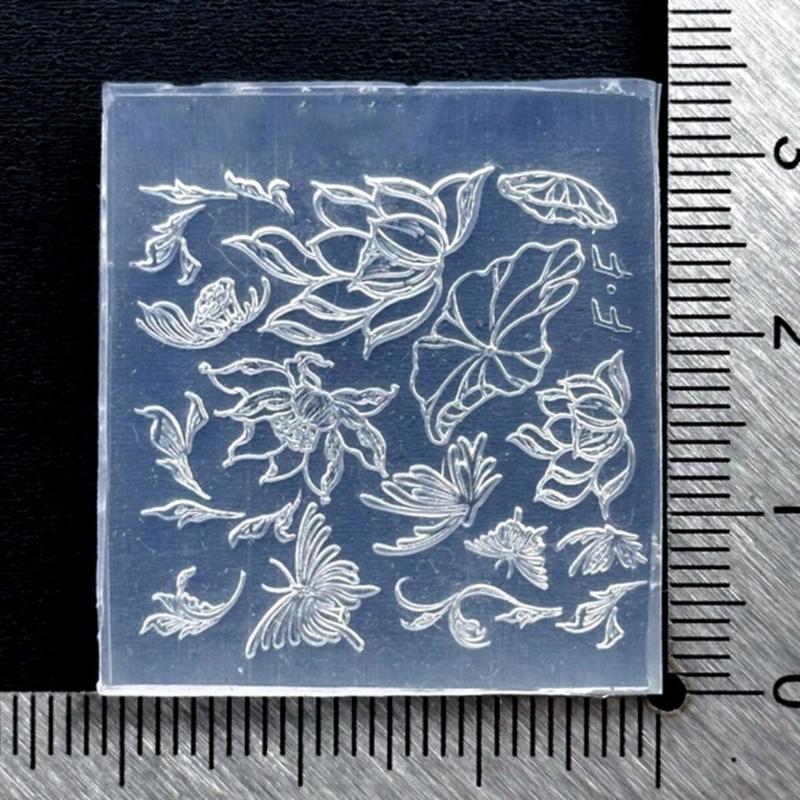 31BB エンボス加工シリコーンネイルアートモールド再利用可 - Resin Art Equipment のレビューと価格