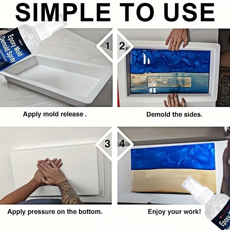 エポキシ樹脂用離型剤スプレー。滑らかで簡単に型から取り外せる - Release Spray Silicone のレビューと価格